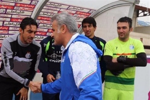 مراسم آشتی‌کنان در تمرین استقلال +عکس 