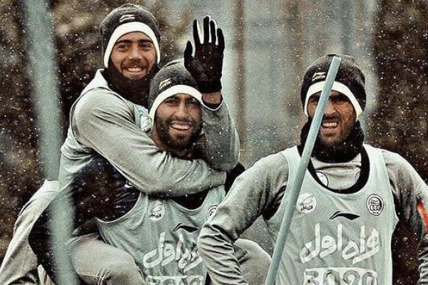  عکس/پیام کاوه برای دو بازیکن جدا شده آبی‌ها 