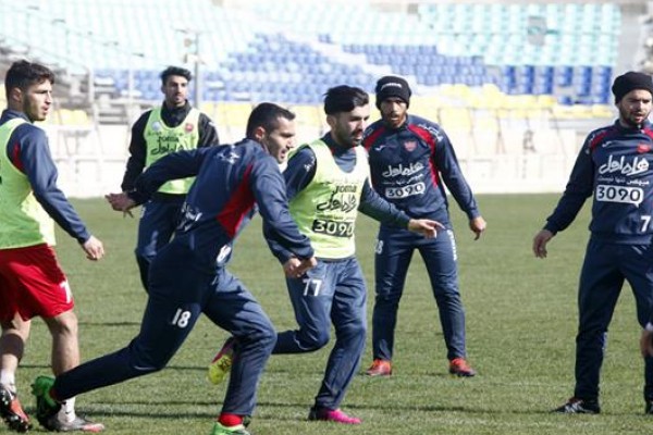 گزارش تمرین امروز پرسپولیس/ محسن مسلمان مصدوم شد