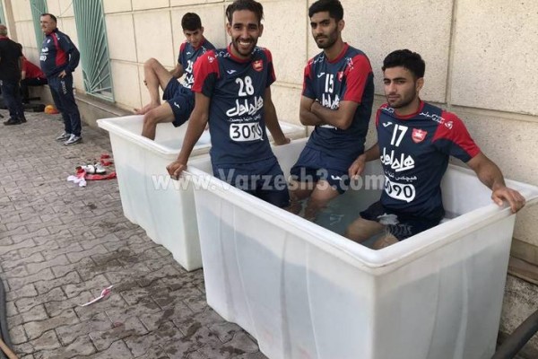 عکس/ ریکاوری پرسپولیس با دستورالعمل منصوریان