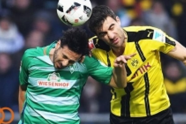 دورتموند ۴ - ۳ وردربرمن؛ صعول مستقیم به لیگ قهرمانان اروپا با درخشش رویس و اوبامیانگ