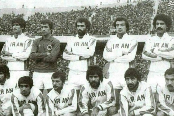 عکس/تیم ملی فوتبال ایران در سال 1357