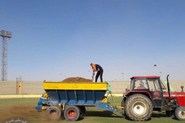 آماده‌سازی ورزشگاه تختی جم برای لیگ هفدهم