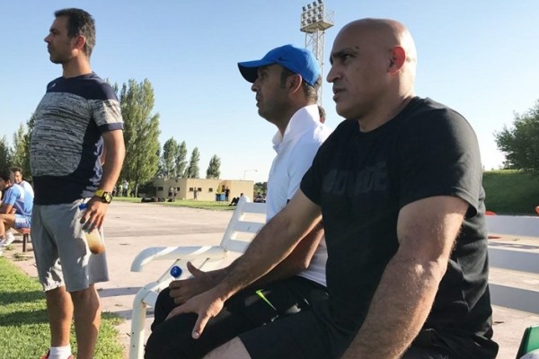 دیدار منصوریان با فرکی و تبریک به پاشازاده 