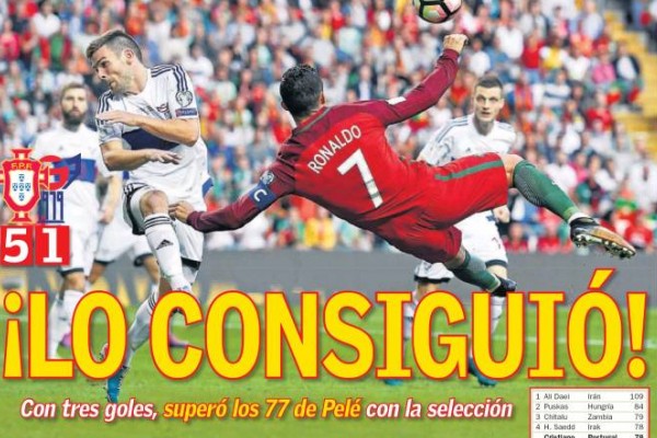 روزنامه‌های ورزشی خارجی 01 سپتامبر