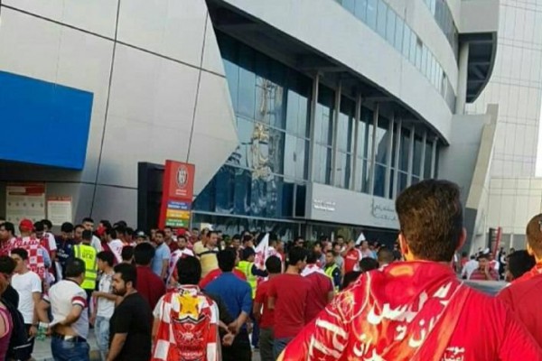 عکس/ معضل هواداران پرسپولیس در ابوظبی
