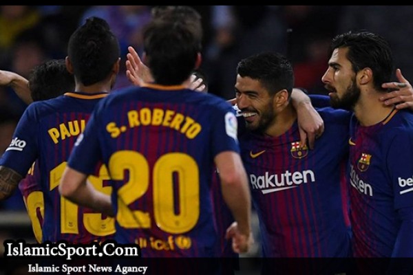  بارسلونا با درخشش مهاجمانش از شکست پیروزی ساخت 