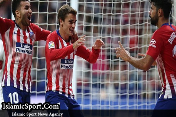 اتلتیکو در همان نیمه اول کار اوئسکا یکسره کرد/ دومین برد متوالی شاگردان سیمئونه