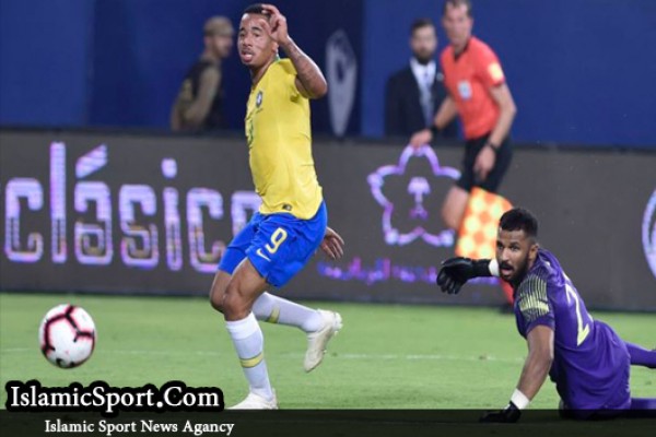 عربستان 0-2 برزیل/ پیروزی آسان برای سلسائو با دو پاس گل از نیمار