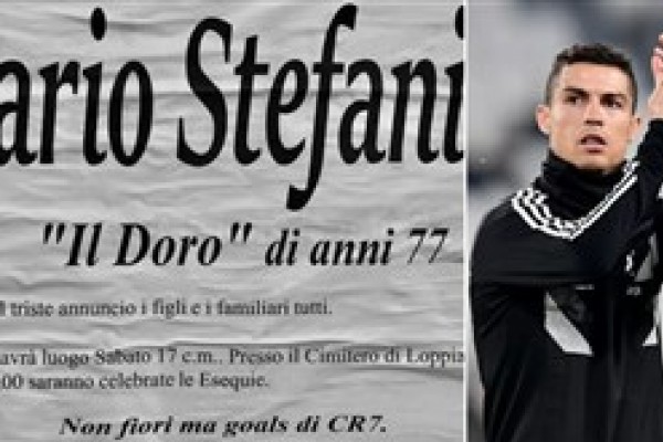 آگهی فوت؛ تقدیم به کریستیانو رونالدو! (عکس)