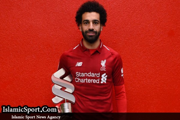محمد صلاح به عنوان بهترین بازیکن باشگاه لیورپول در اکتبر 2018 انتخاب شد