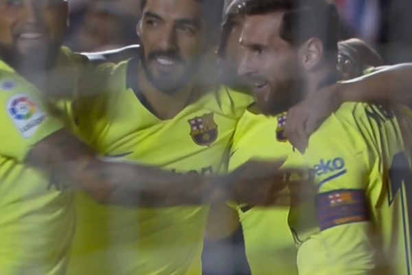 عکس/ طوفان مسی در شب هت تریک و رکوردشکنی 