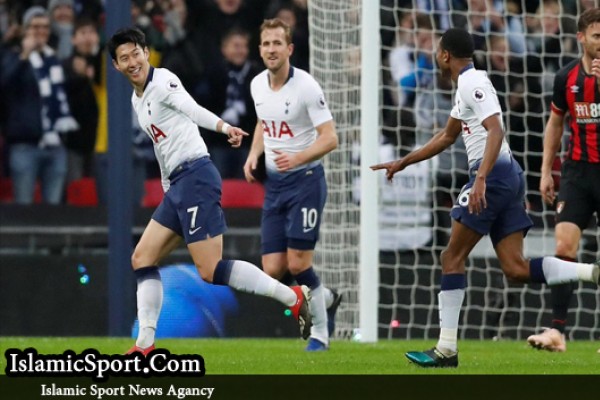 تاتنهام 5-0 بورنموث/ اسپرز با سون هیونگ مین قاطعانه می‌تازد