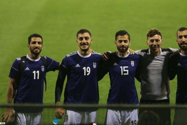 عکس/ تمرین با نشاط ملی‌پوشان پیش از دیدار با قطر