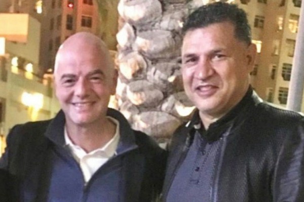 پست اینستاگرامی علی دایی پس از دیدار با رئیس FIFA