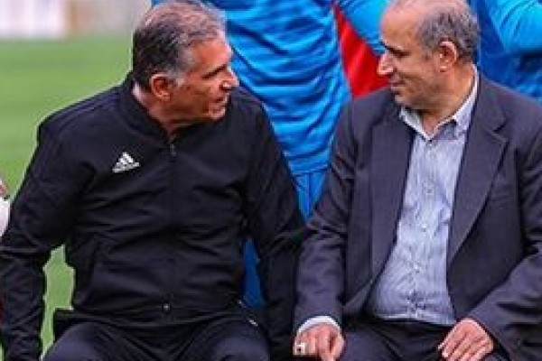 عکس/ دیدار تاج با ملی‌پوشان ایران در ابوظبی