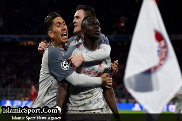 بایرن مونیخ 1-3 لیورپول/پرواز به یک چهارم نهایی با بال های فن دایک و مانه