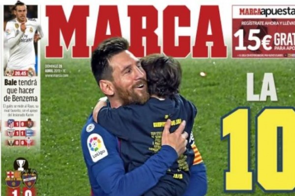 روزنامه‌های ورزشی خارجی 28 آپریل 2019