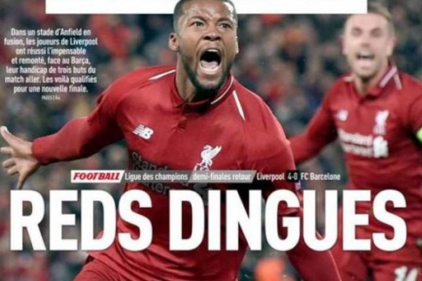 روزنامه‎های ورزشی خارجی 8 می 2019