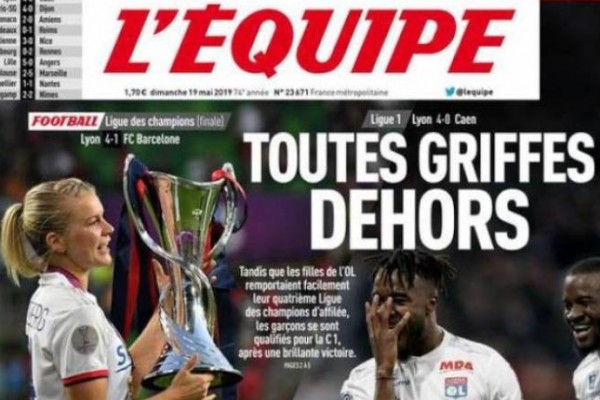 روزنامه‌های ورزشی خارجی 19 می 2019