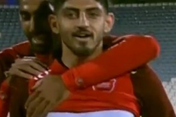 شعار جالب مهاجم پرسپولیس پس از گلزنی +عکس